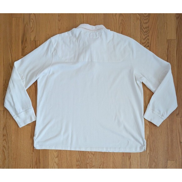 Vintage Polo Ralph Lauren Rugby Style Shirt Tennis Logo Mens 2XL Custom Fit - Picture 8 of 10